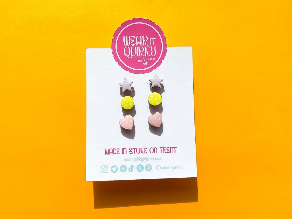 Polka Dot 3 Stud Pack