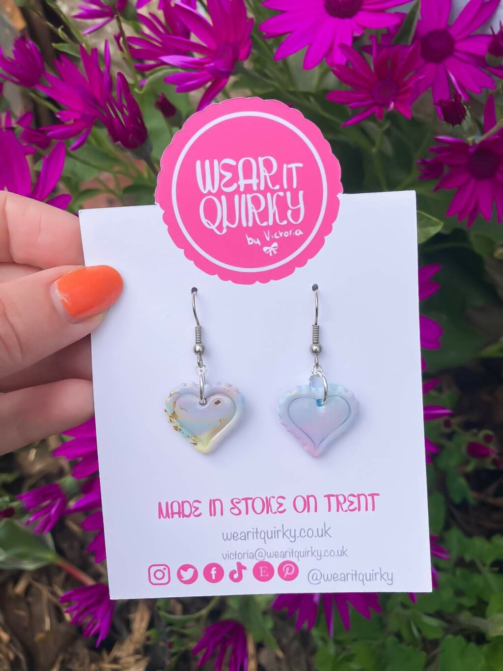 Pastel Frilled Heart