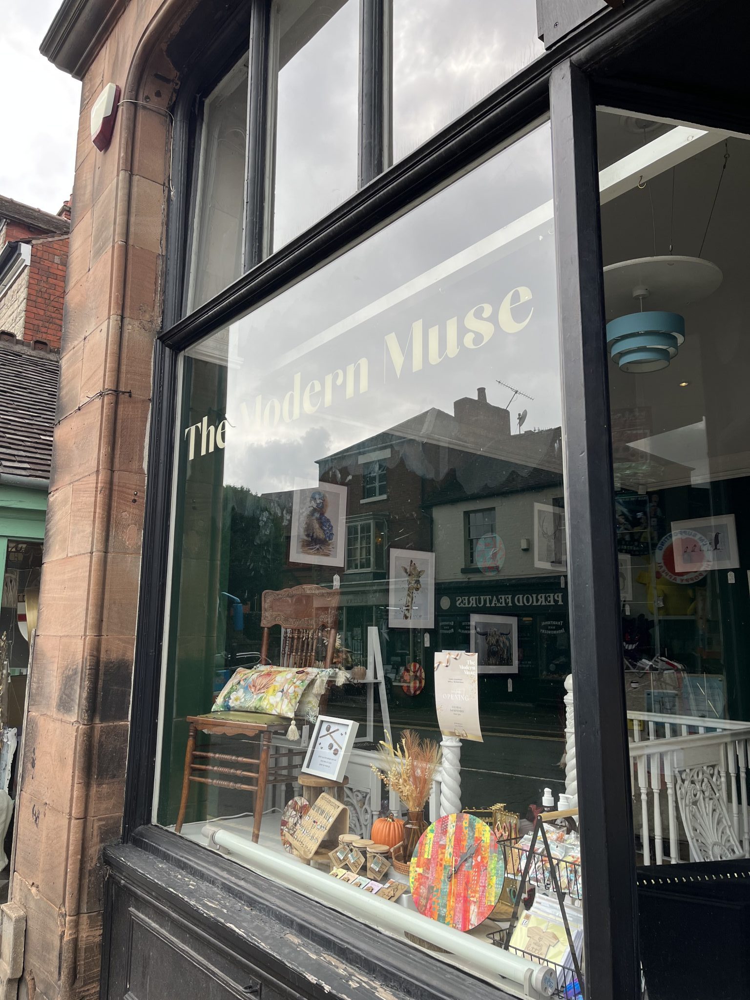 The Modern Muse Shop in Leek, Staffordshire