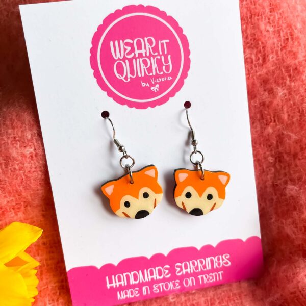 Fox Dangle Earrings