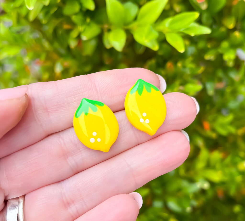 Lemon Stud Earrings