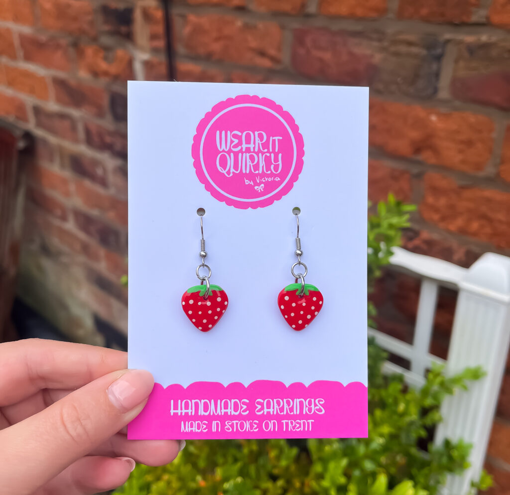Strawberry Dangle Earrings