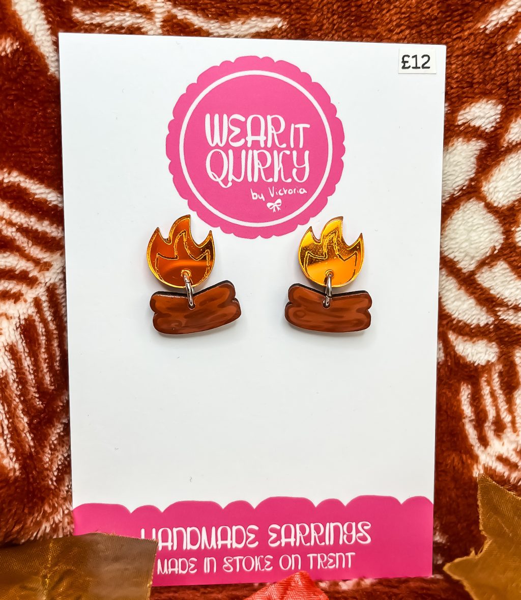 Campfire Stud Earrings