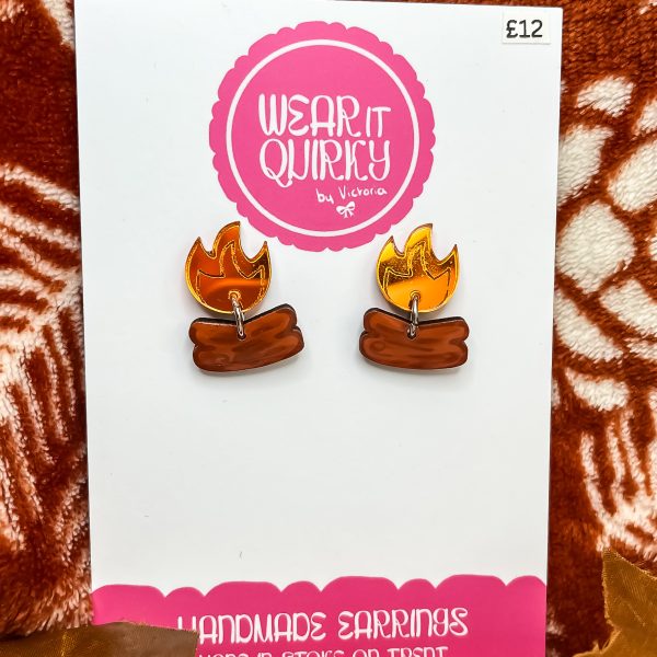 Campfire Stud Earrings