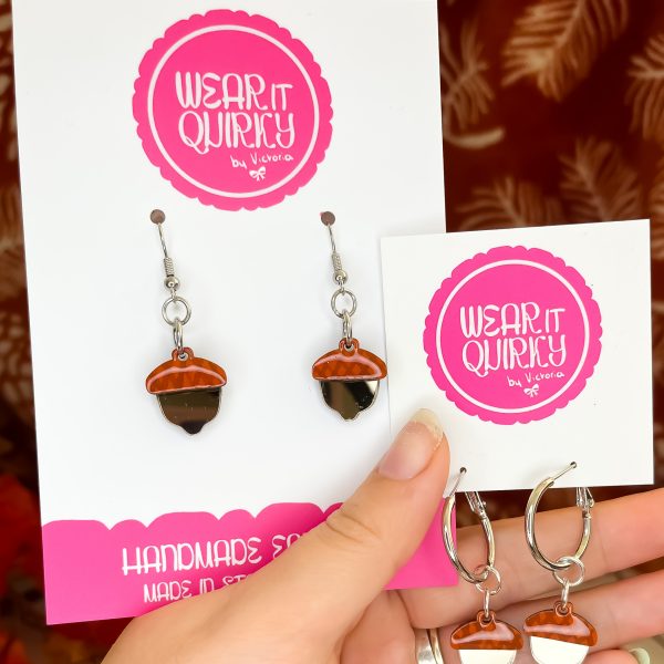 Acorn Dangle Earrings