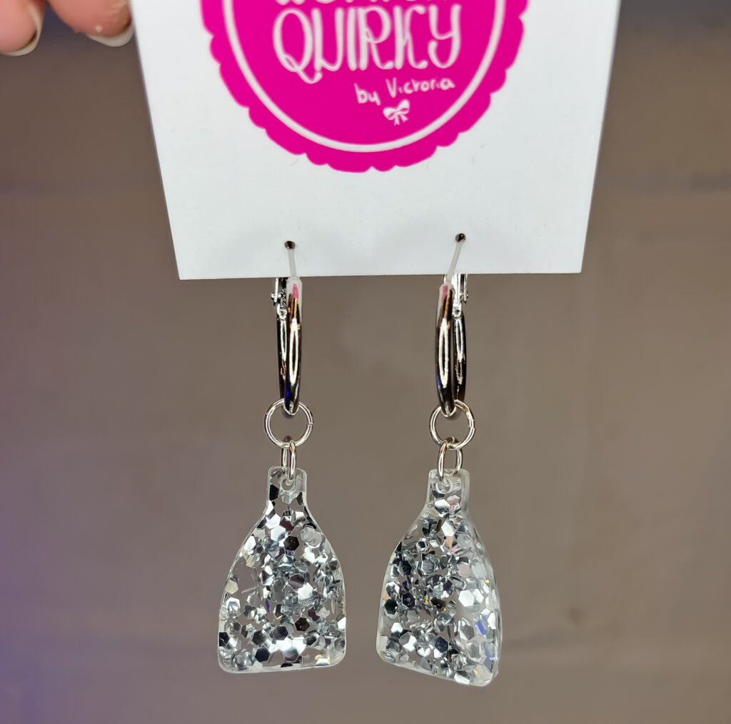 Bottle Kiln in Sparkle Earrings