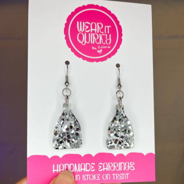 Bottle Kiln in Sparkle Earrings