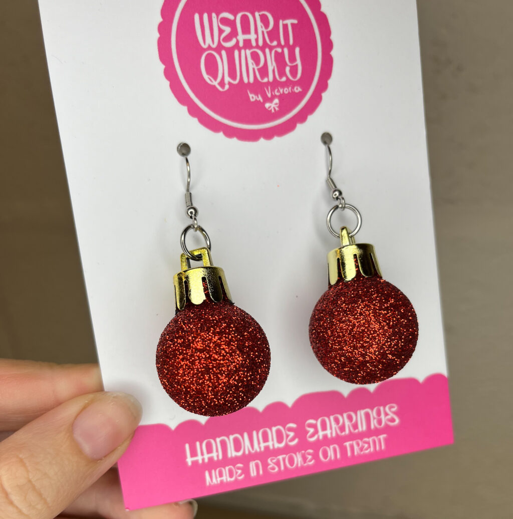 Disco Bauble Dangle Earrings