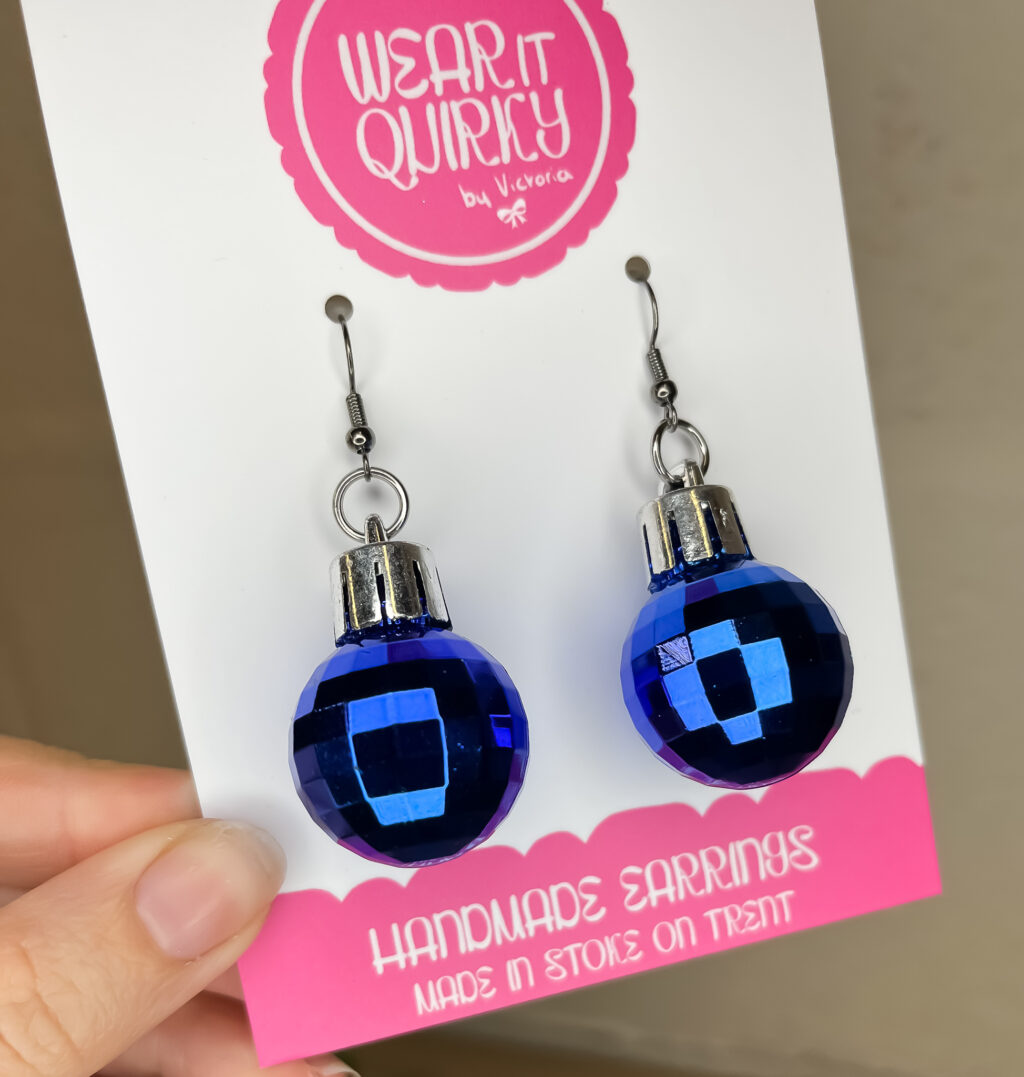 Disco Bauble Dangle Earrings