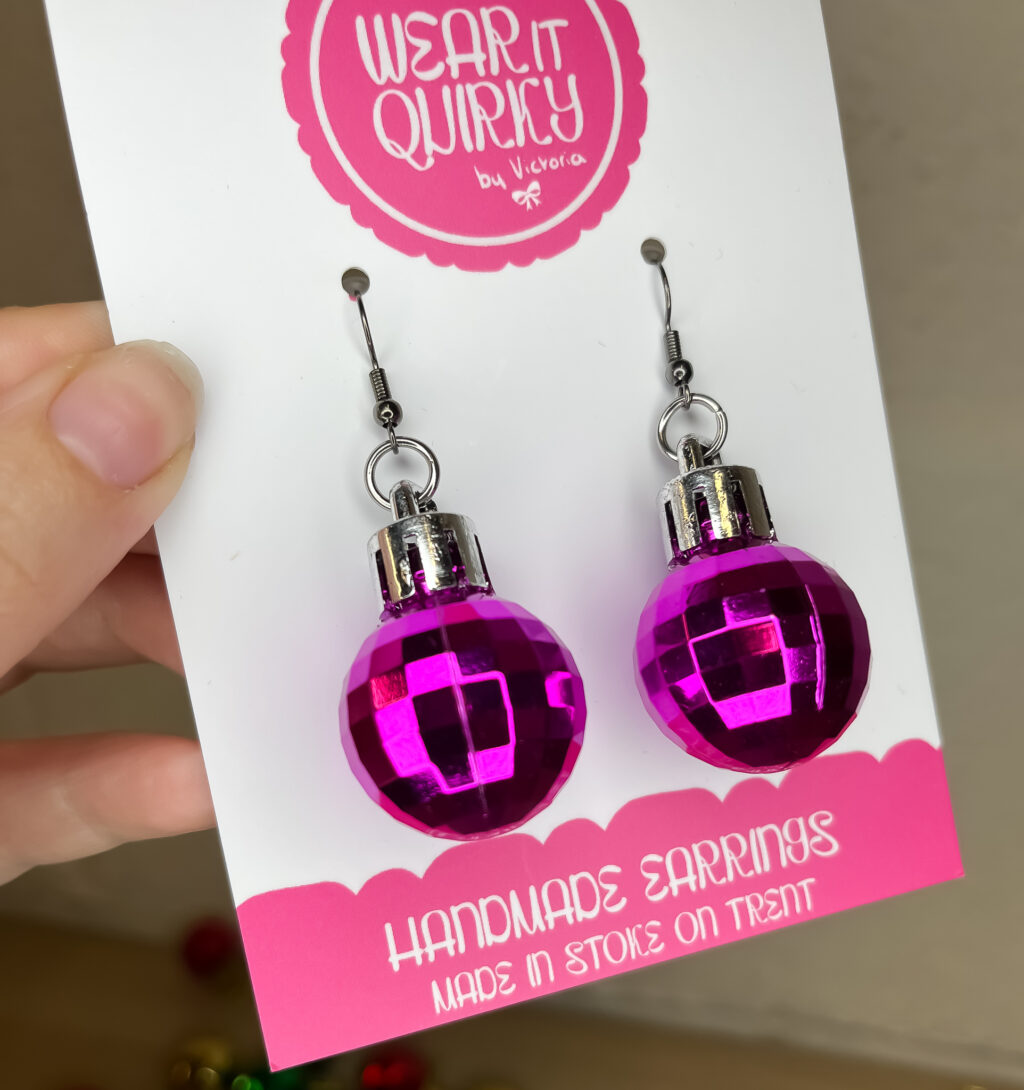 Disco Bauble Dangle Earrings