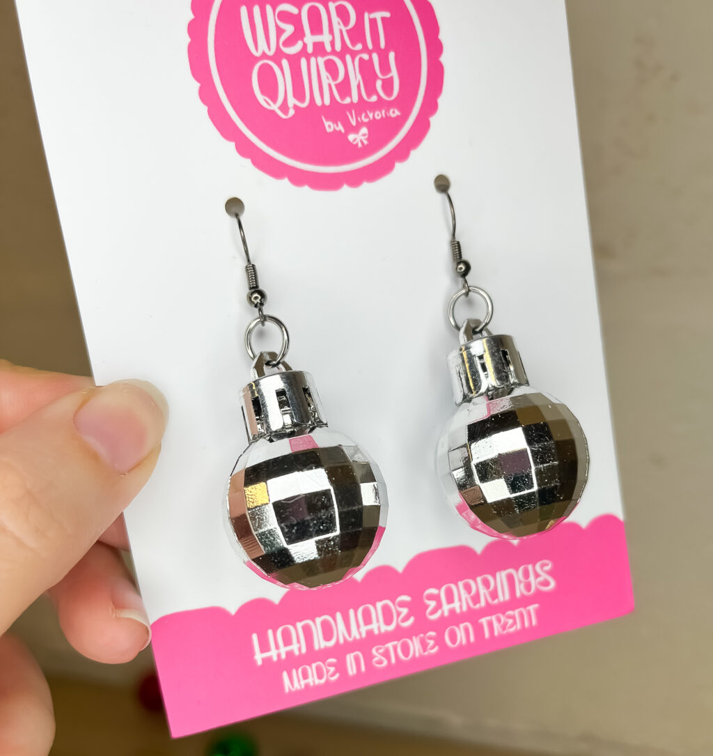 Disco Bauble Dangle Earrings