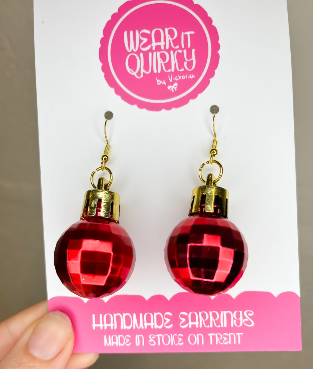 Disco Bauble Dangle Earrings