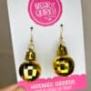 Disco Bauble Dangle Earrings