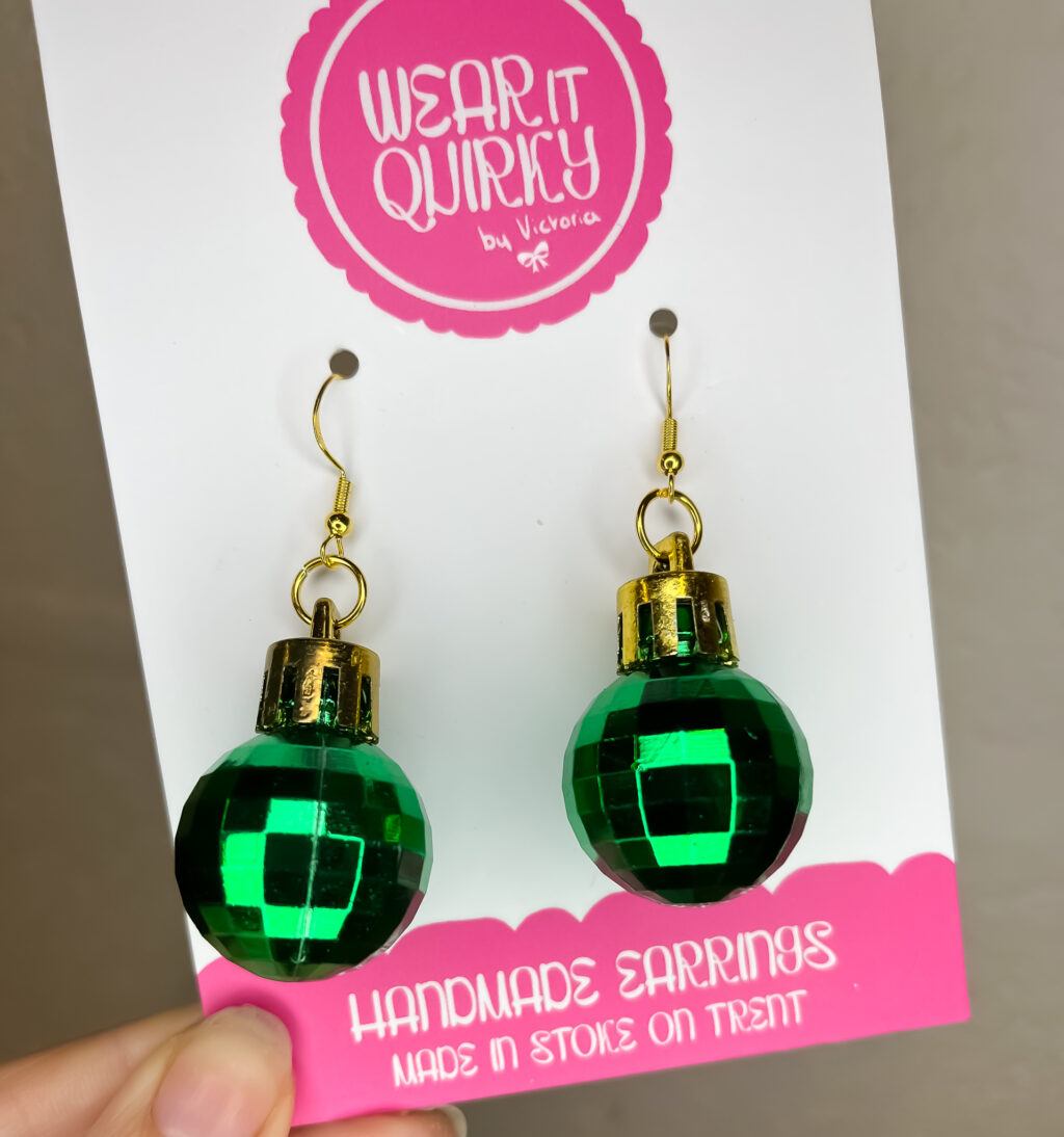 Disco Bauble Dangle Earrings