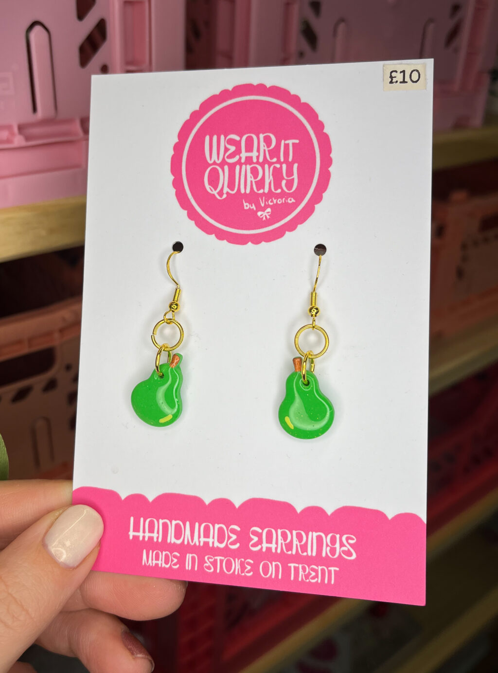 Pear Dangle Earrings