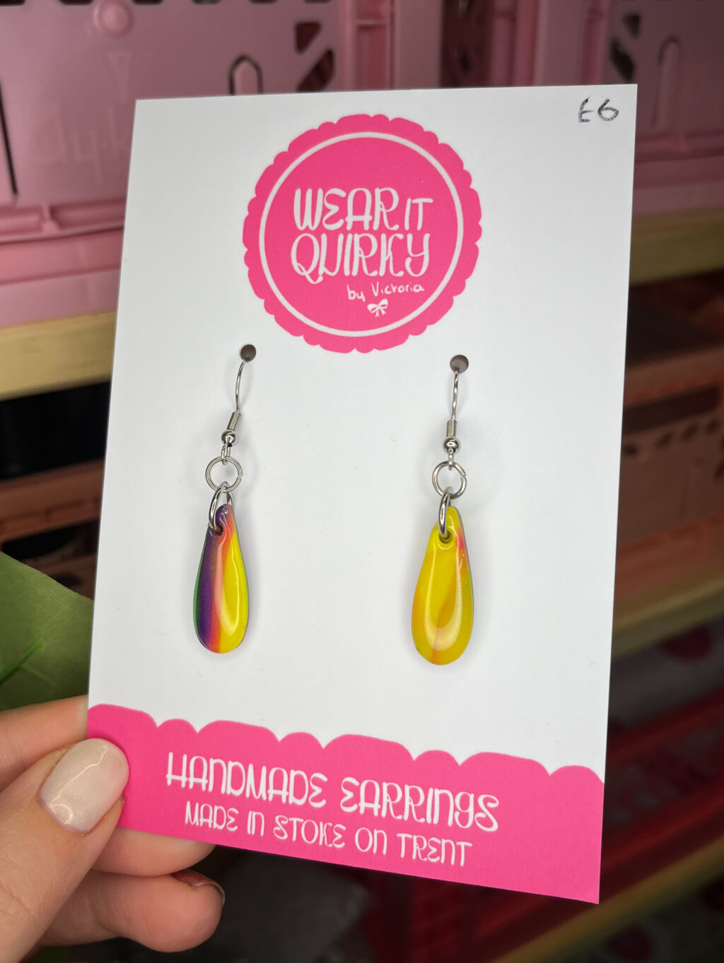 Unique Teardrop Dangle Earrings