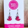 Valentine Ducks Large Earrings