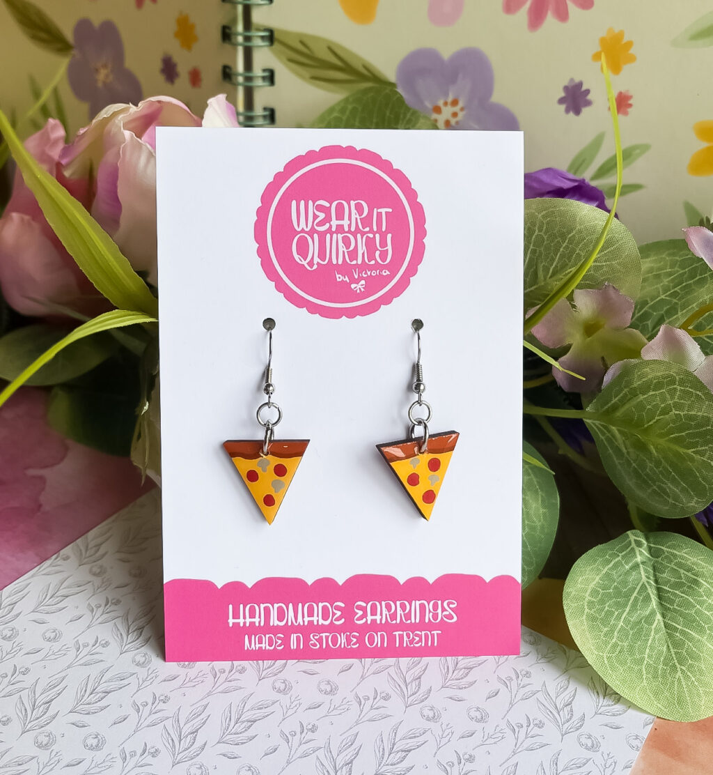 Pizza Lover Dangle Earrings