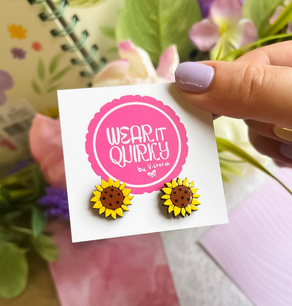 Sunflower Stud Earrings