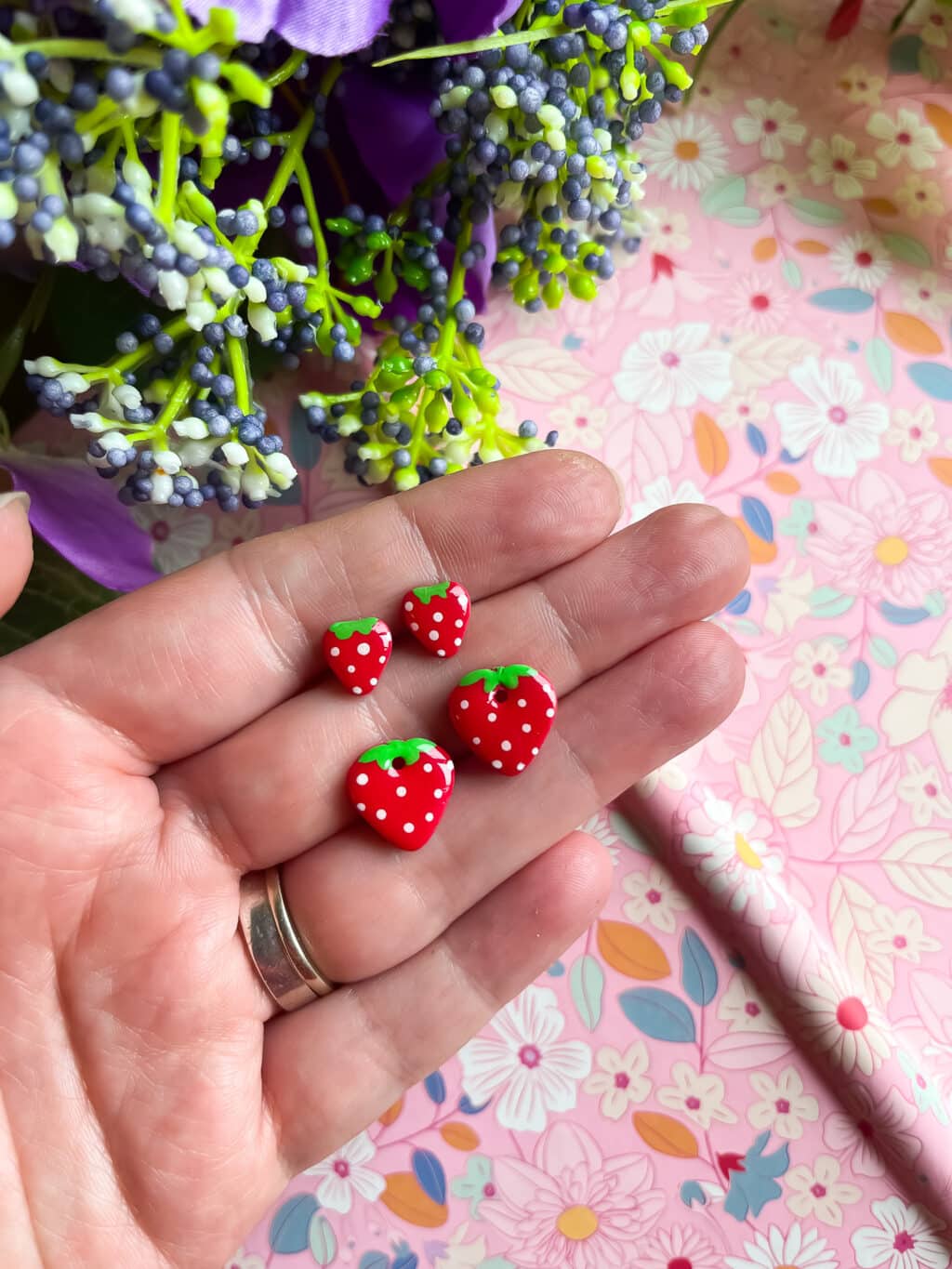 Strawberry Dangle Earrings