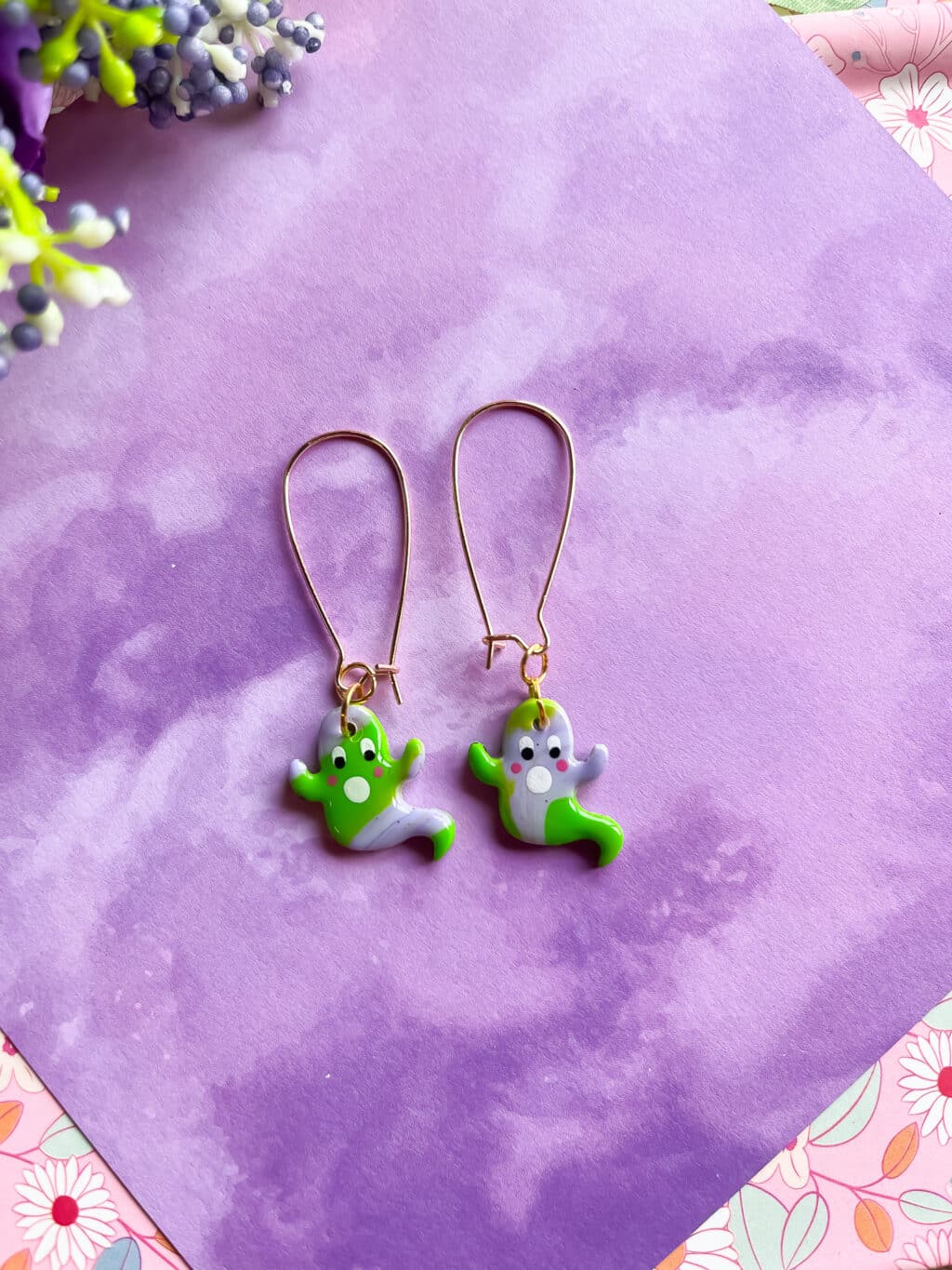Summer Ghost Dangle Earrings