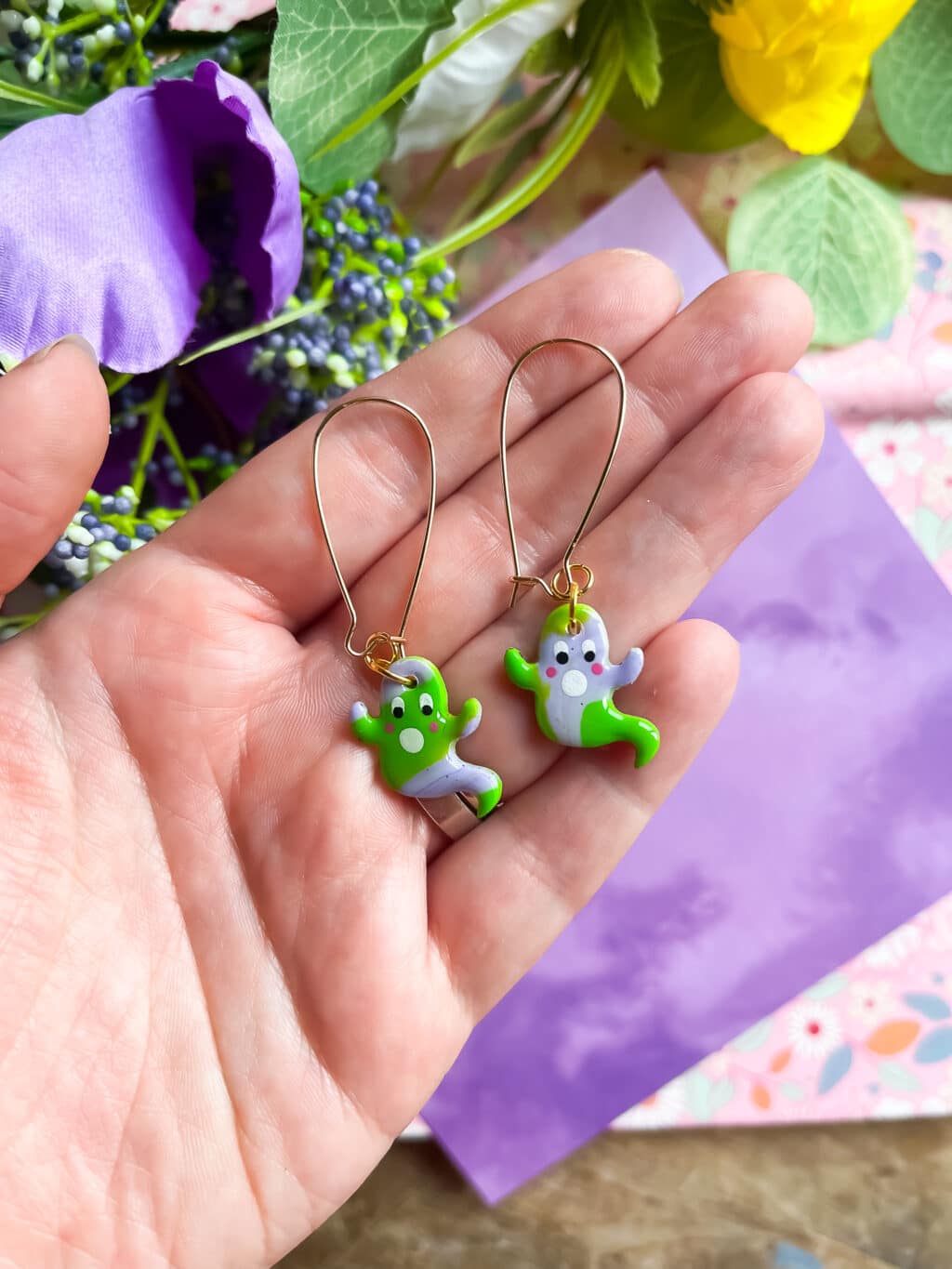 Summer Ghost Dangle Earrings