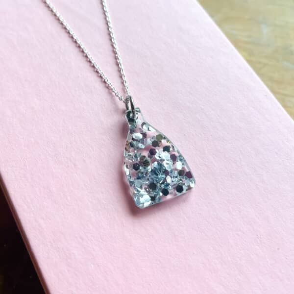 Sparkle Bottle Kiln Necklace