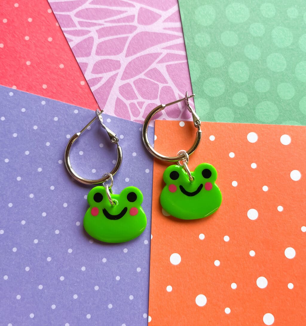 Frog Dangle Earrings