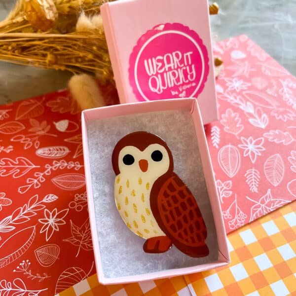 Owl Brooch