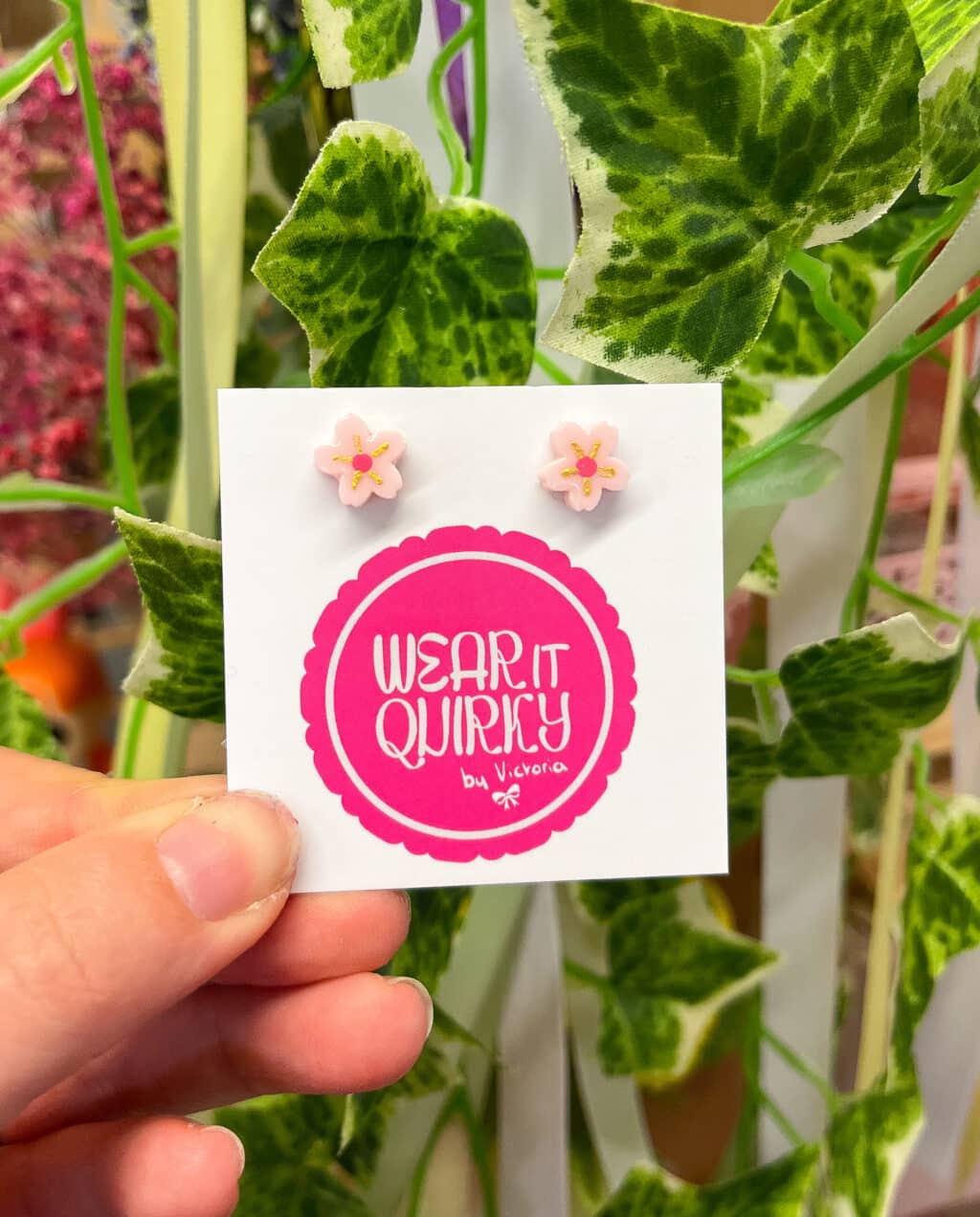 Cherry Blossom Stud Earrings