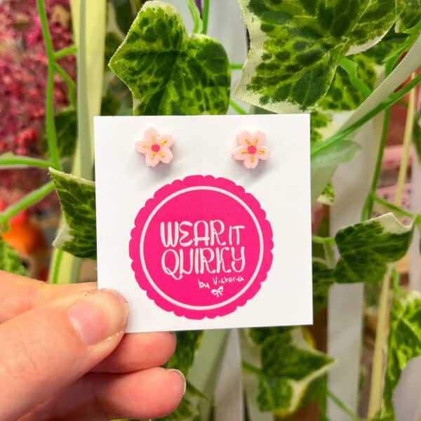 Cherry Blossom Stud Earrings