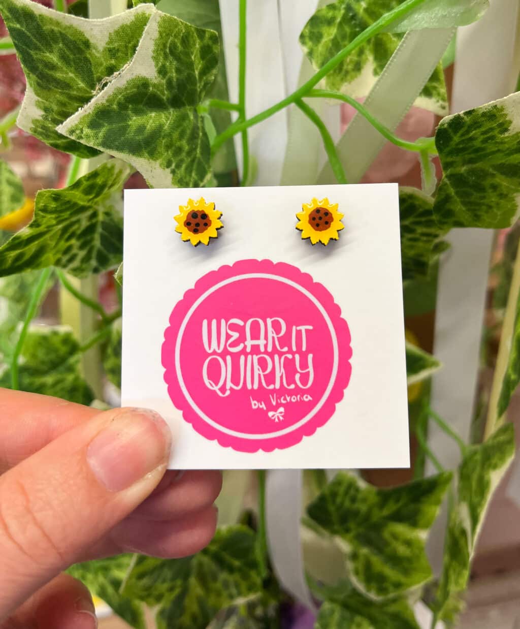 Sunflower Stud Earrings