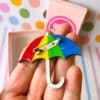 Umbrella Brooch