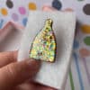 Sparkle Bottle Kiln Brooch