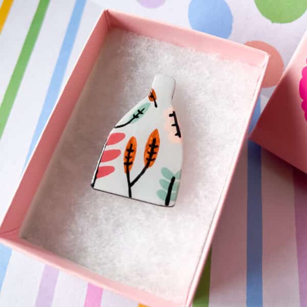 Autumnal Bottle Kiln Brooch