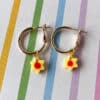 Mini Daffodil Dangle Earrings