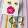 Mini Daffodil Dangle Earrings