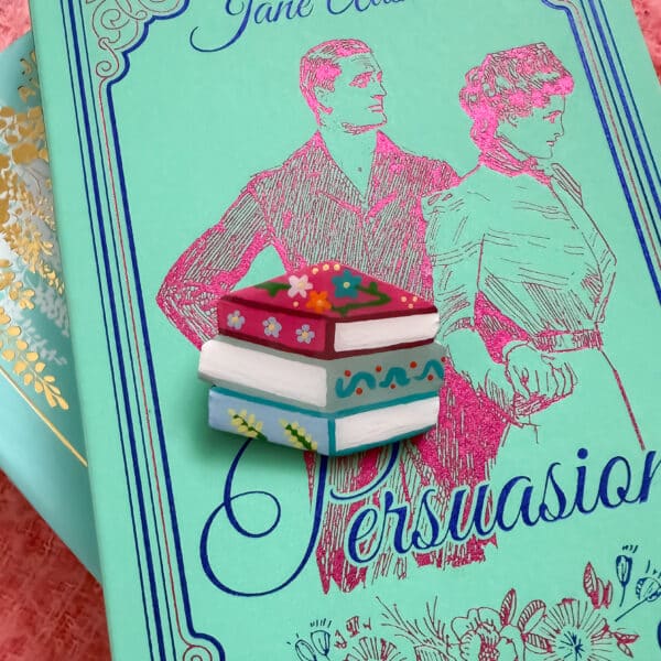 Book Stack Brooch